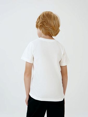 Футболка детская T-Bolka Kids, белая (теплый оттенок), размер 10 лет (130-140 см)