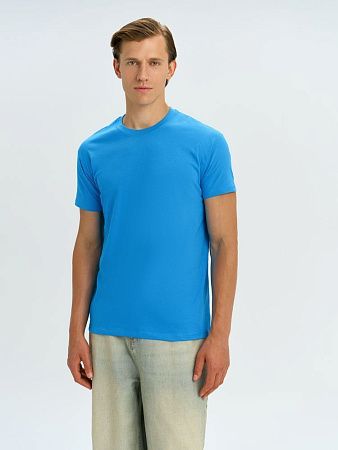 Футболка унисекс Regent 150, ярко-бирюзовая, размер XXS