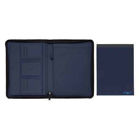 Органайзер Impact из RPET AWARE™ на молнии, А4